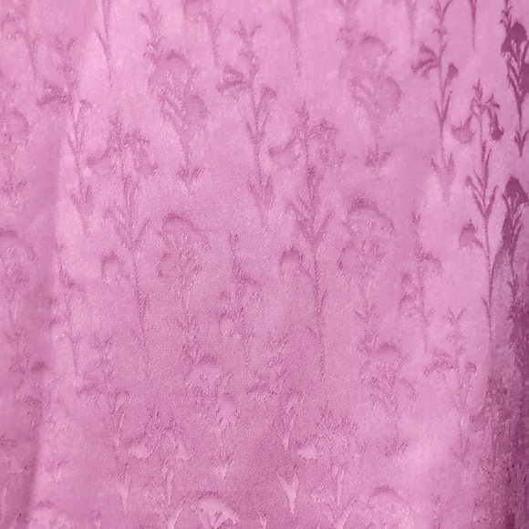 Johanna Ortiz Midnight Promises Satin Jacquard Pink Mini Dress Size 6 - Picture 8 of 14